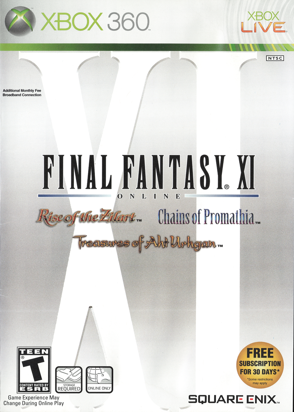 Final Fantasy XI Online: The Vana'Diel Collection | Xbox 360