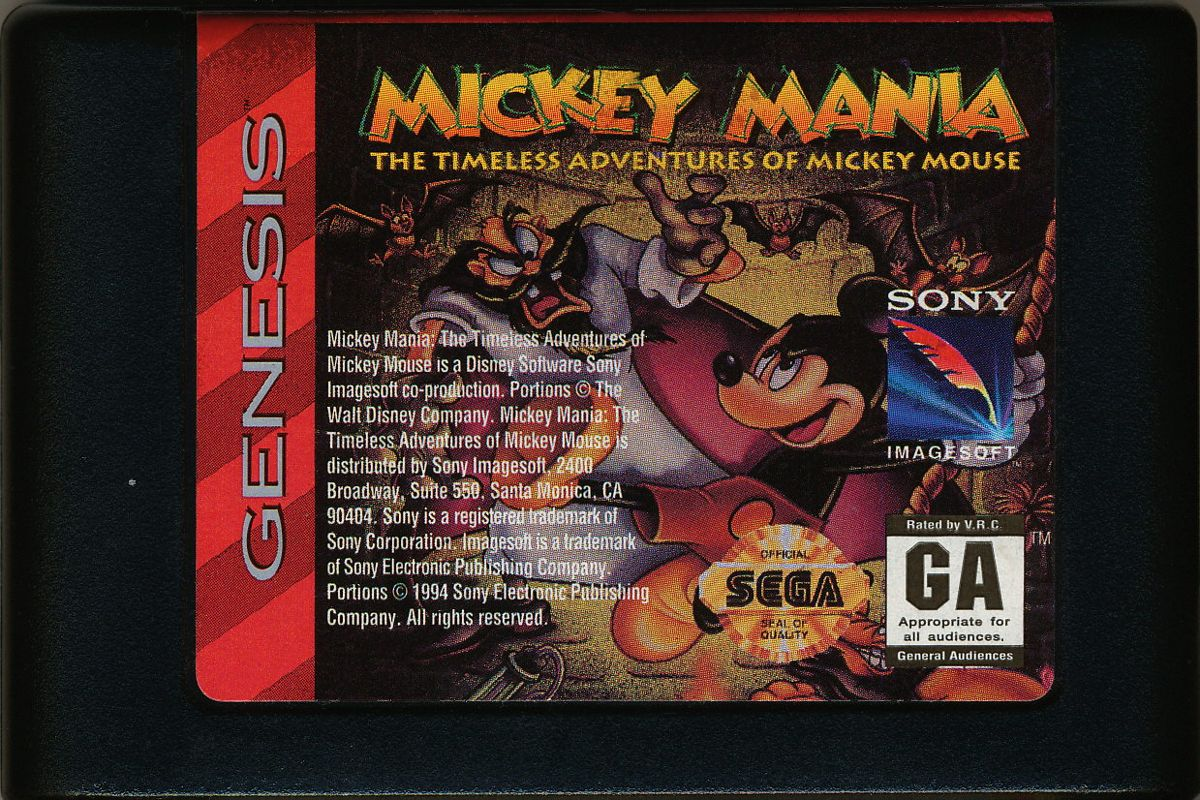 Mickey Mania: The Timeless Adventures of Mickey Mouse | SEGA Genesis