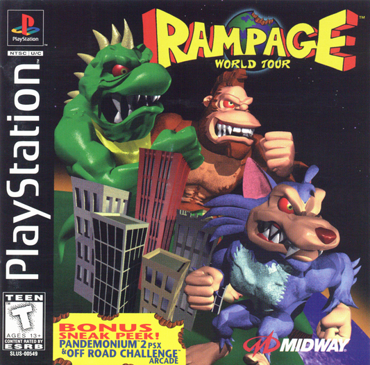 Rampage World Tour | Sony PlayStation 1 | PS1