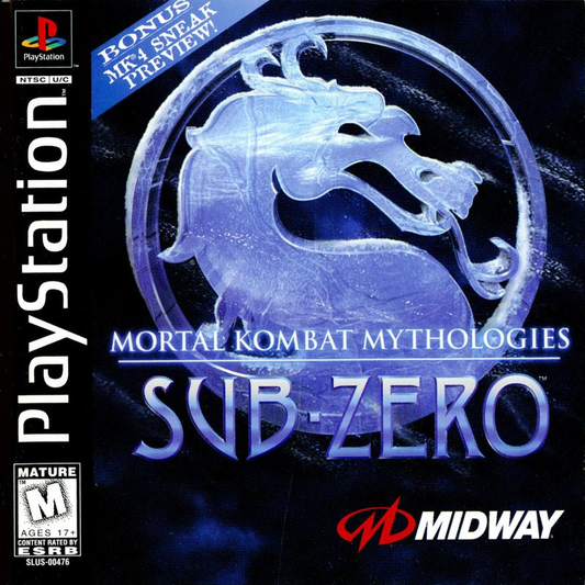 Mortal Kombat Mythologies: Sub-Zero | Sony PlayStation 1 | PS1