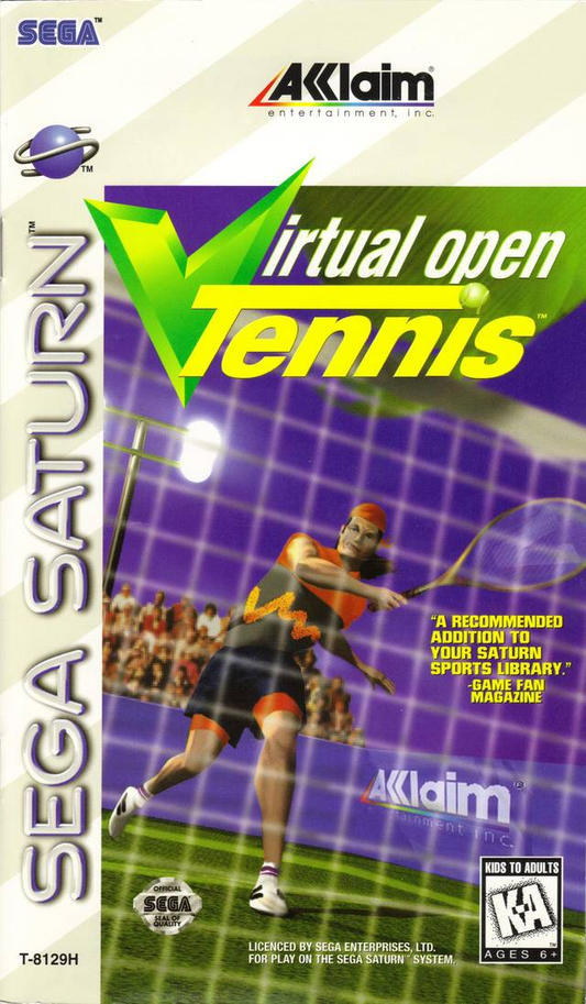Virtual Open Tennis | SEGA Saturn