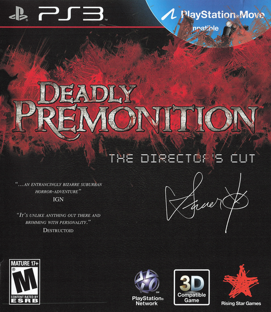 Deadly Premonition: The Director's Cut | Sony PlayStation 3 | PS3