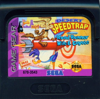Desert Speedtrap starring Road Runner and Wile E. Coyote | SEGA Game Gear