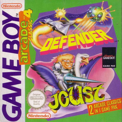 Arcade Classic 4: Defender/Joust | Nintendo Game Boy