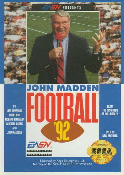 John Madden Football '92 | SEGA Genesis