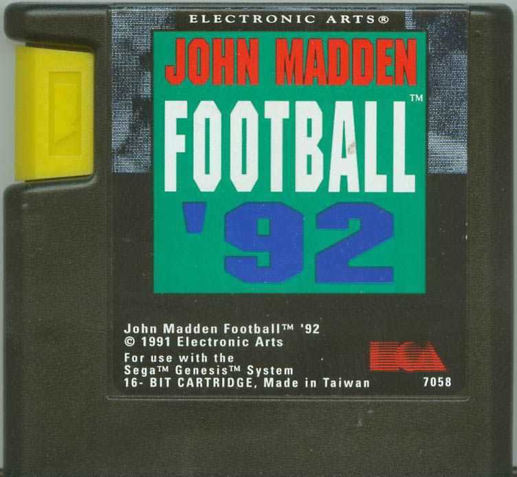 John Madden Football '92 | SEGA Genesis