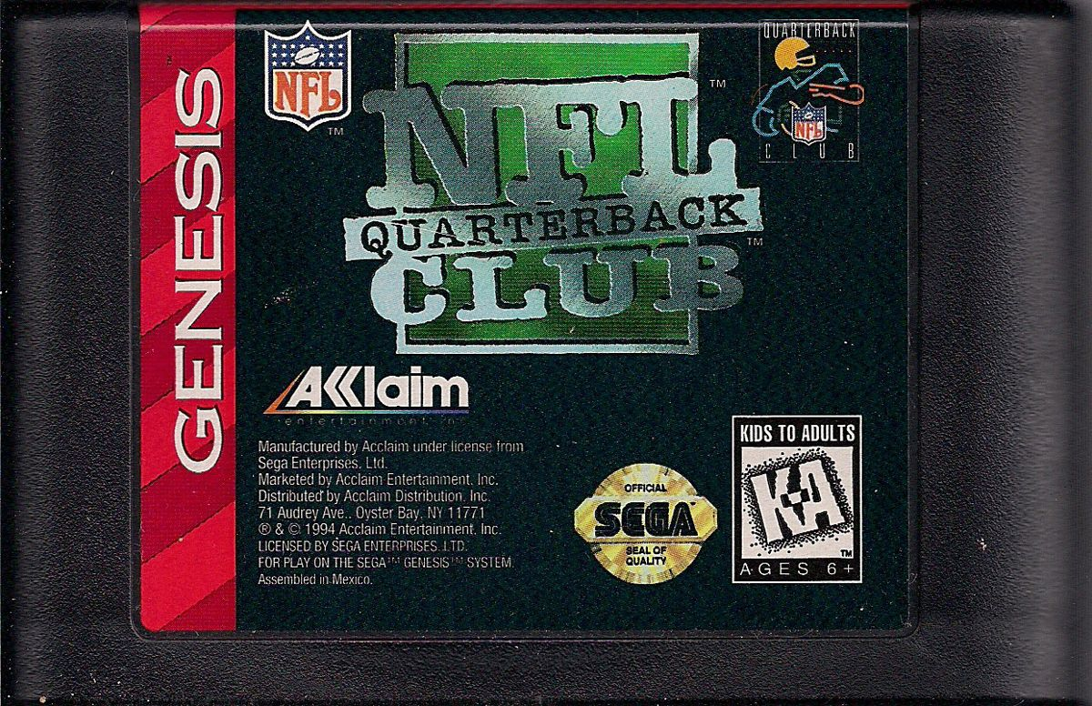 NFL Quarterback Club | SEGA Genesis