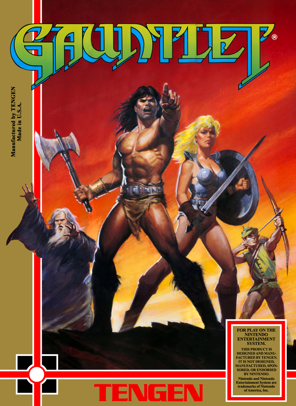 Gauntlet | NES | Nintendo Entertainment System