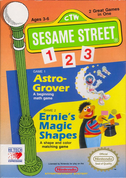 Sesame Street 1 2 3 | NES | Nintendo Entertainment System