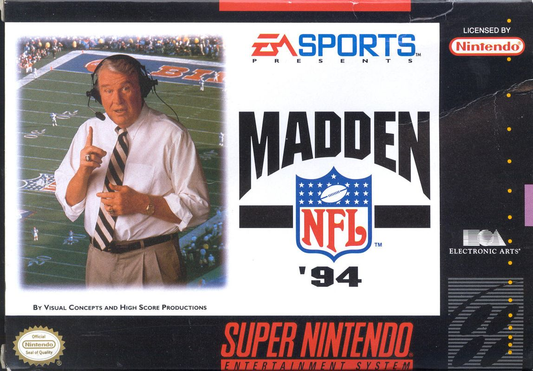 Madden NFL '94 | SNES | Super Nintendo Entertainment System