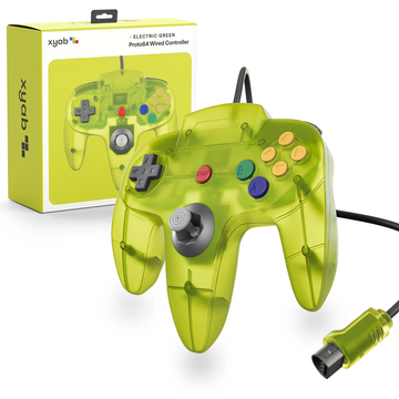 Electric Green Nintendo 64 Controller - XYAB Proto64
