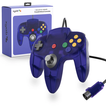 Galactic Purple Nintendo 64 Controller - XYAB Proto64