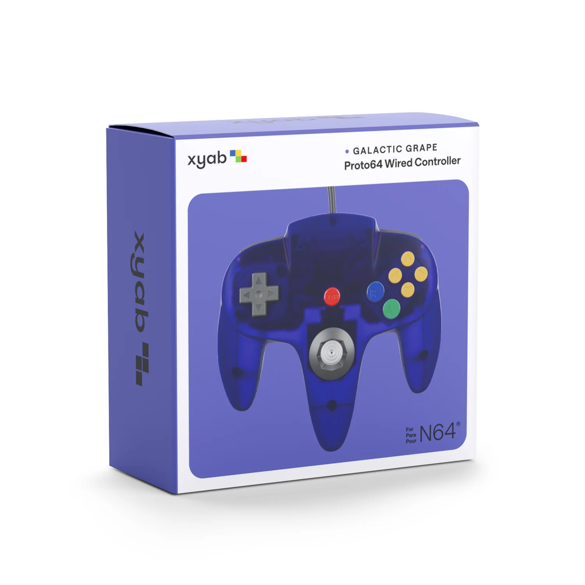 Galactic Purple Nintendo 64 Controller - XYAB Proto64