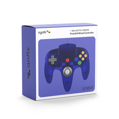 Galactic Purple Nintendo 64 Controller - XYAB Proto64