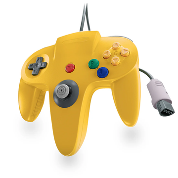 Yellow Nintendo 64 Controller - XYAB Proto64