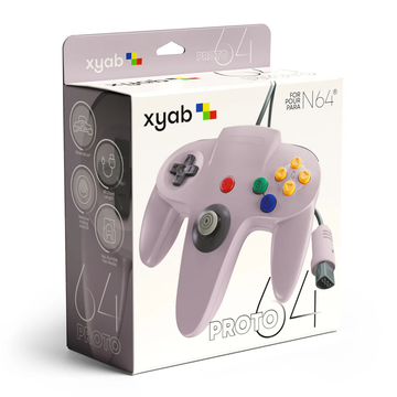 Gray Nintendo 64 Controller - XYAB Proto64