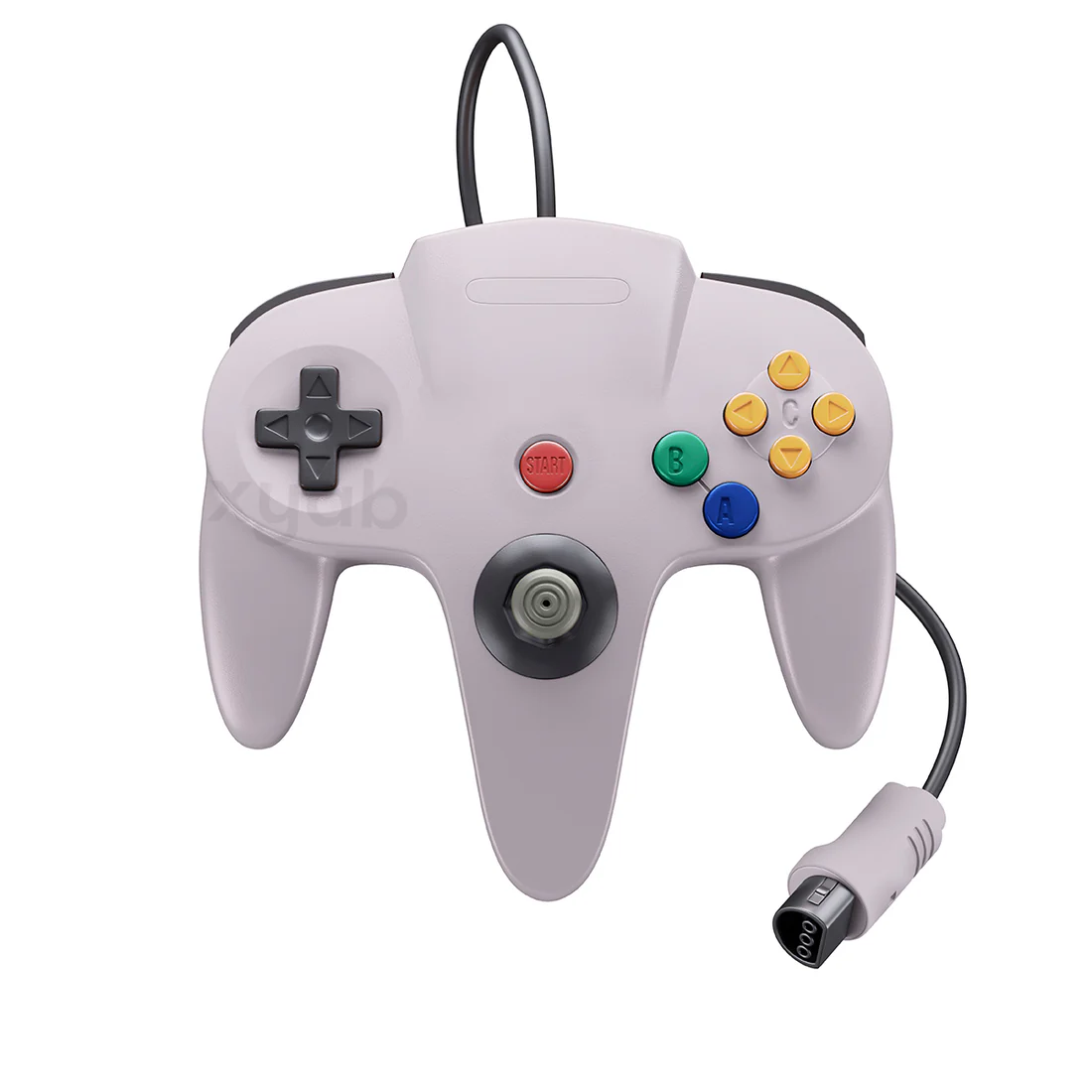 Gray Nintendo 64 Controller - XYAB Proto64