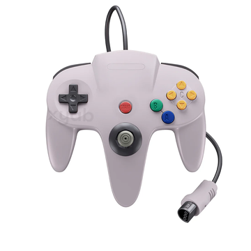 Gray Nintendo 64 Controller - XYAB Proto64