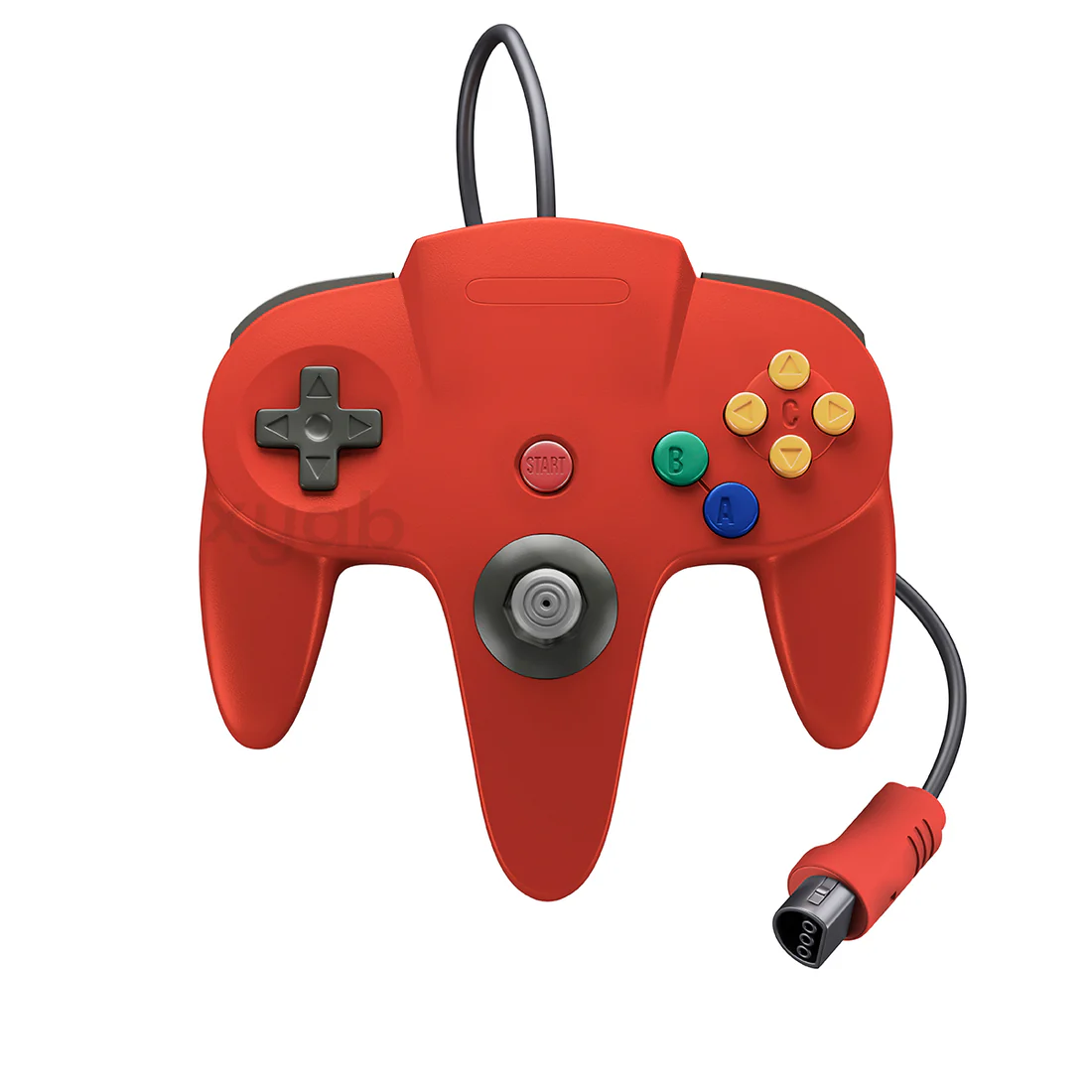Red Nintendo 64 Controller - XYAB Proto64