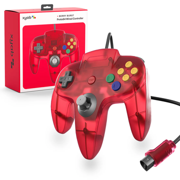 Berry Burst Nintendo 64 Controller - XYAB Proto64