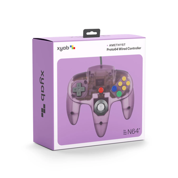 Amethyst Nintendo 64 Controller - XYAB Proto64