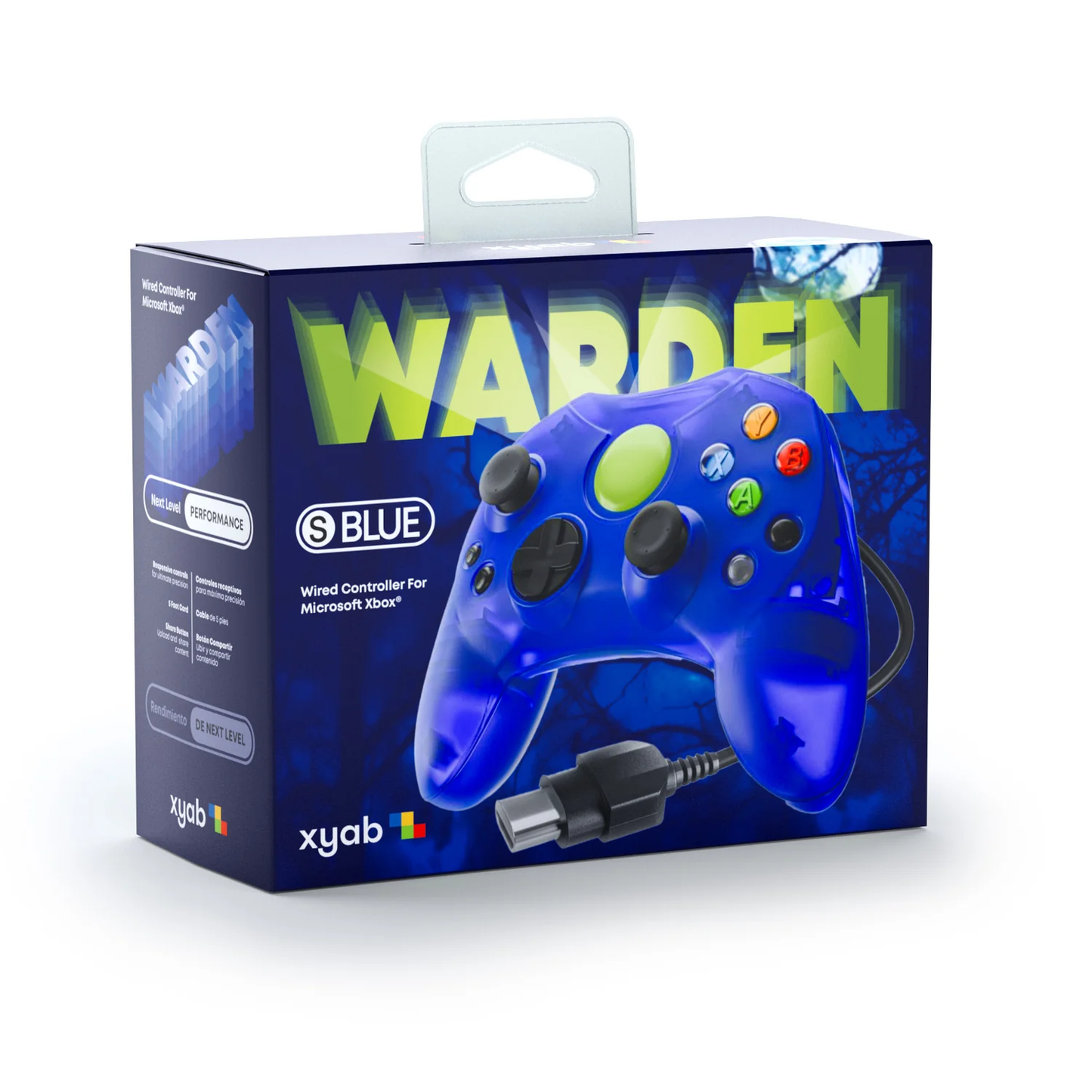 Xbox Blue S-Type Controller - XYAB Warden Wired Controller