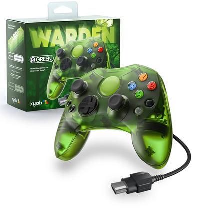 Xbox Green S-Type Controller - XYAB Warden Wired Controller