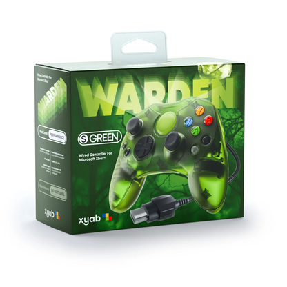Xbox Green S-Type Controller - XYAB Warden Wired Controller