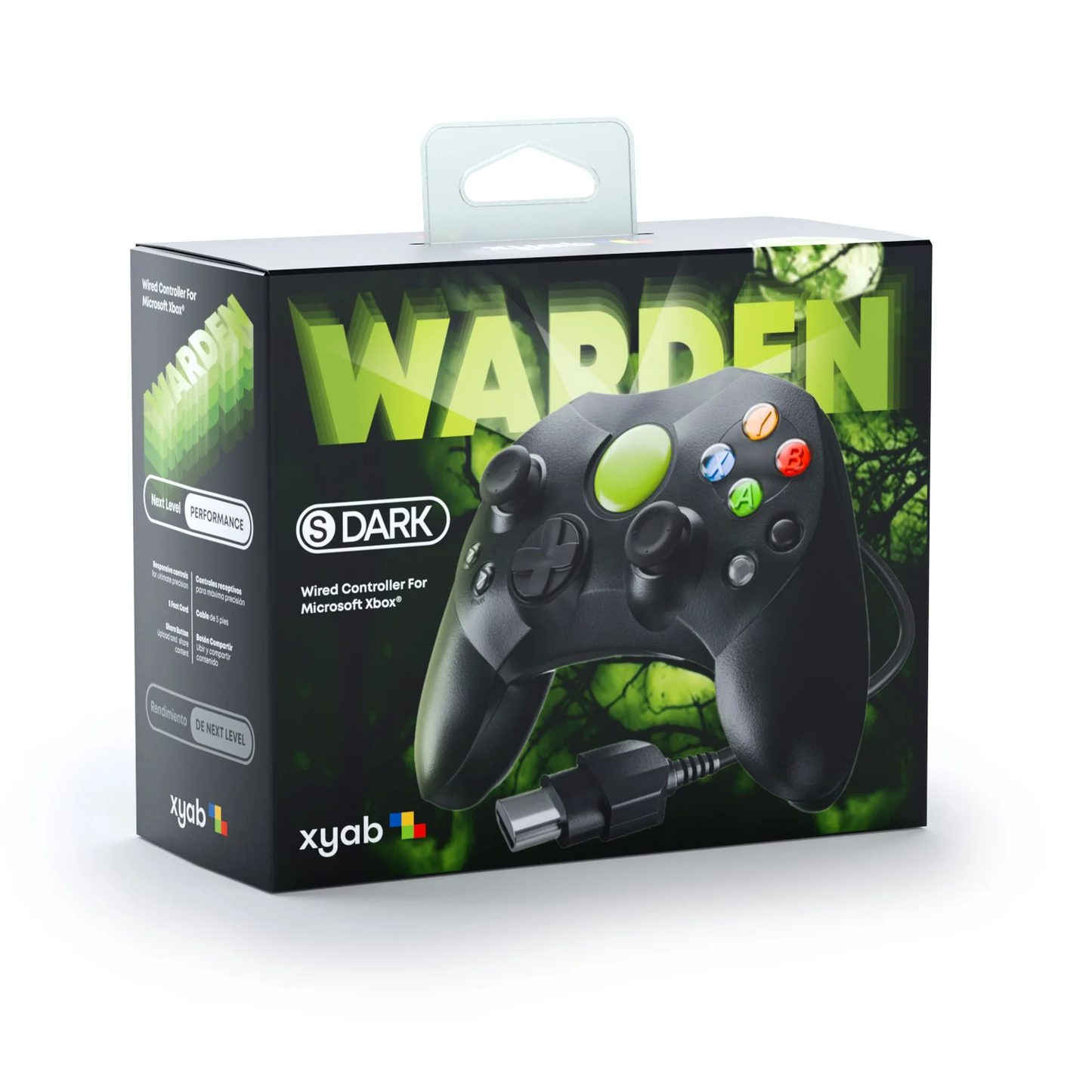 Xbox Black S-Type Controller - XYAB Warden Wired Controller