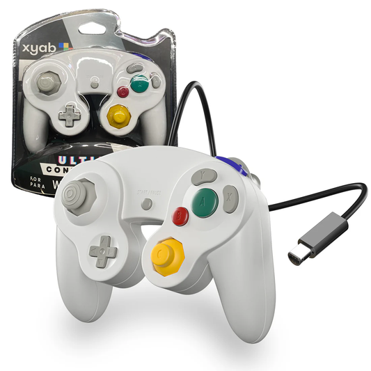GameCube White Wired Controller - XYAB