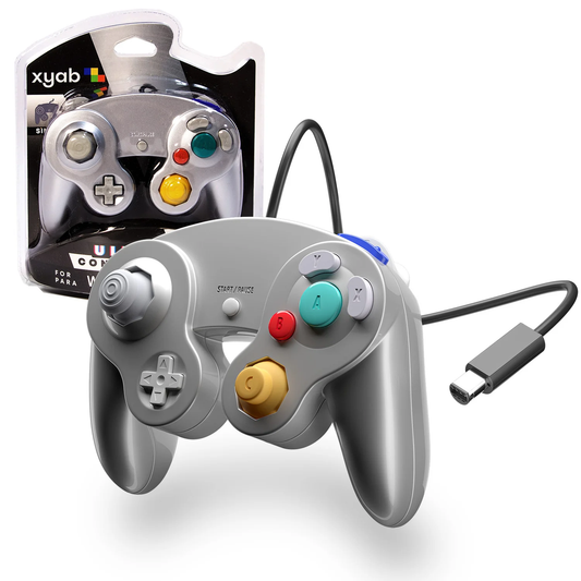 GameCube Silver Wired Controller - XYAB