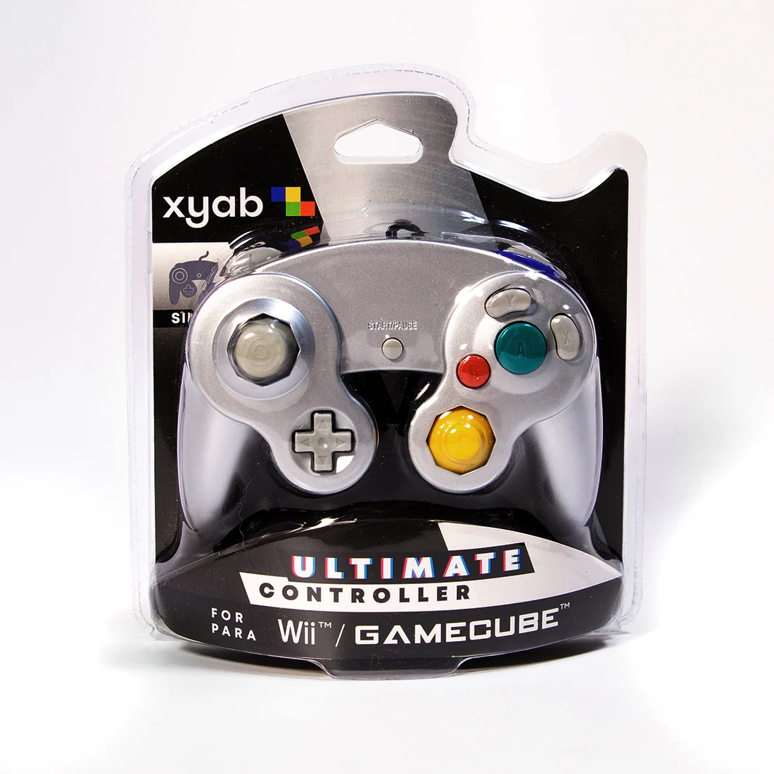 GameCube Silver Wired Controller - XYAB