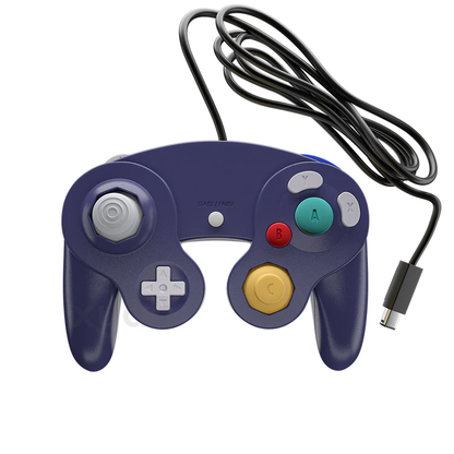 GameCube Indigo Wired Controller - XYAB