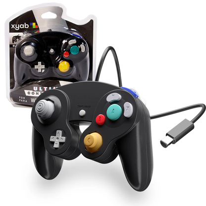 GameCube Black Wired Controller - XYAB