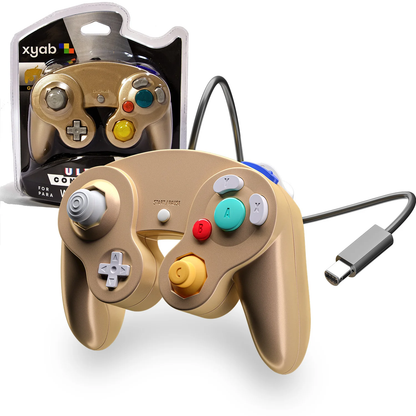 GameCube Gold Wired Controller - XYAB