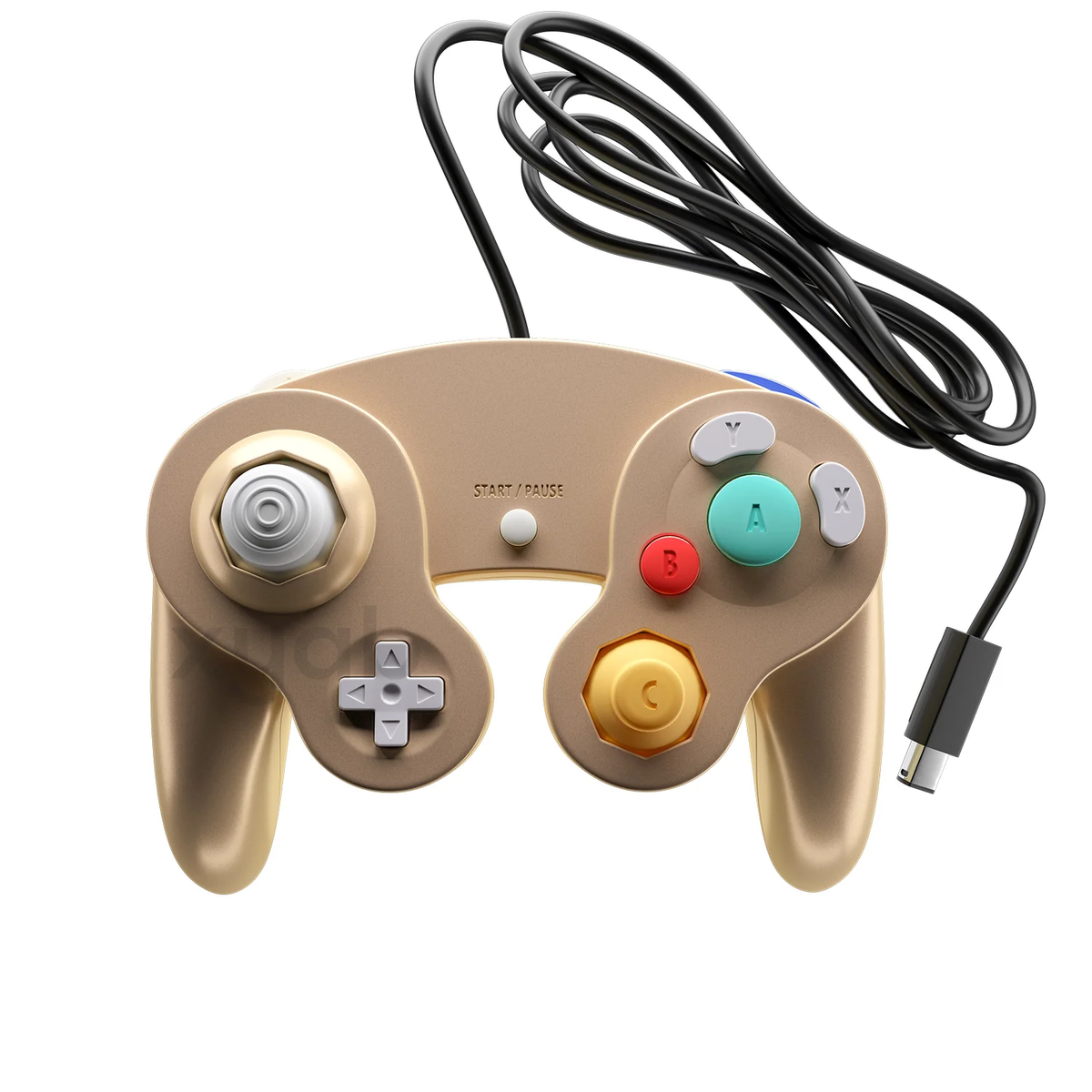 GameCube Gold Wired Controller - XYAB
