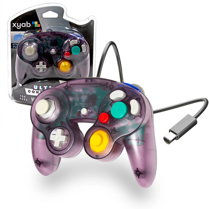 GameCube Atomic Purple Wired Controller - XYAB