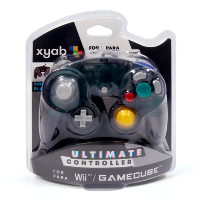 GameCube Smoke Black Wired Controller - XYAB