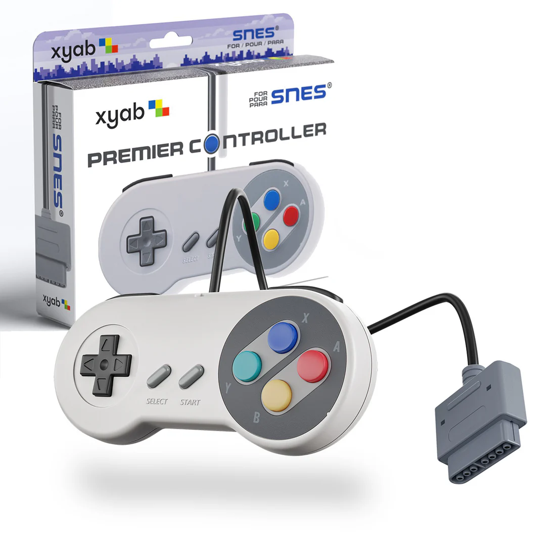 Super Nintendo Wired Controller - XYAB SNES
