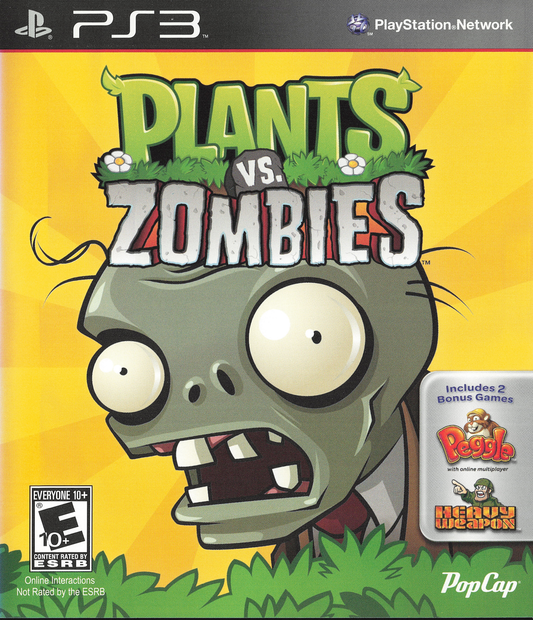 Plants vs. Zombies | Sony PlayStation 3 | PS3