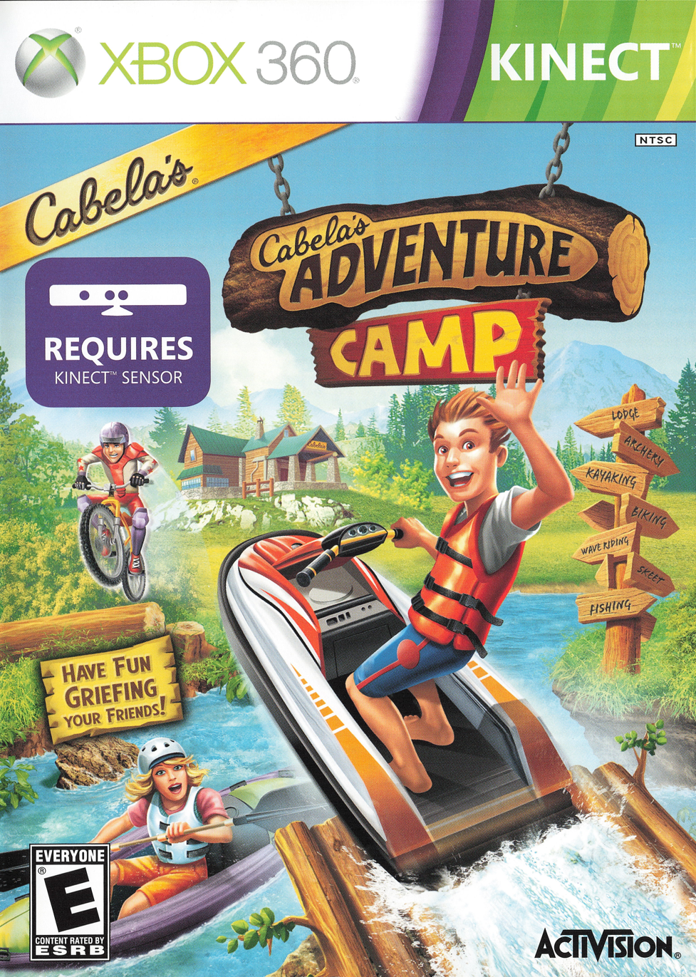 Cabela's Adventure Camp | Xbox 360 | Kinect