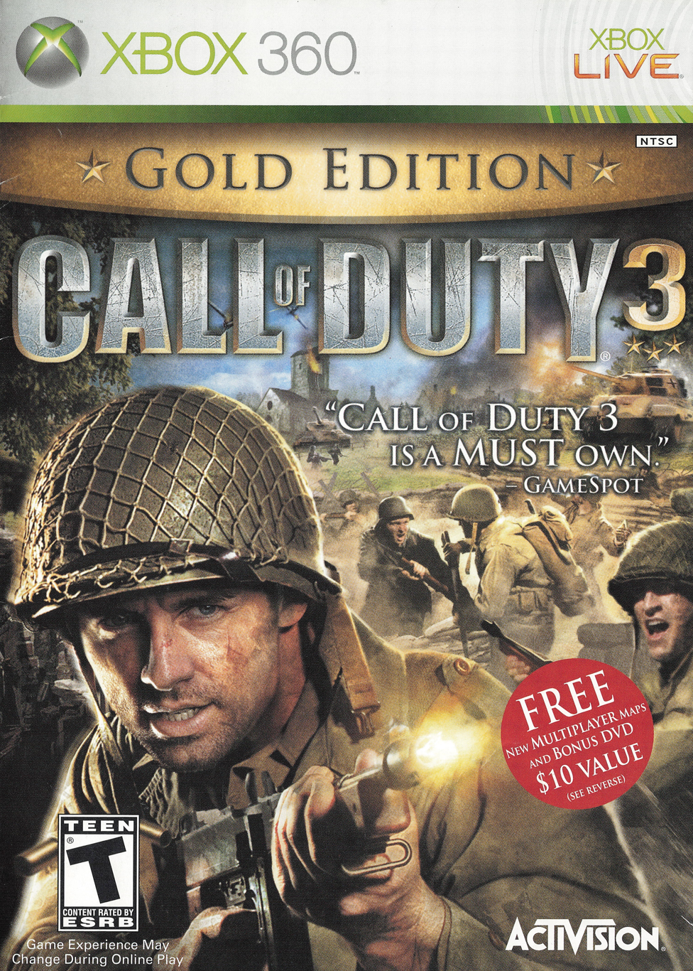 Call of Duty 3 (Gold Edition) | Xbox 360