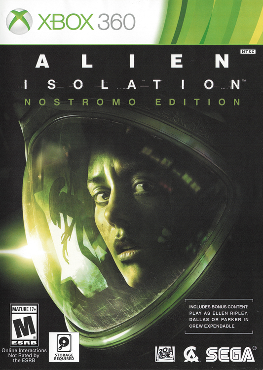 Alien: Isolation - Nostromo Edition | Xbox 360