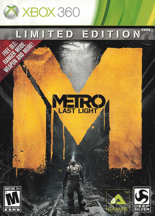 Metro: Last Light (Limited Edition) | Xbox 360