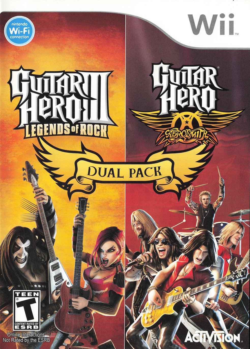 Guitar Hero III: Legends of Rock / Guitar Hero: Aerosmith Dual Pack | Nintendo Wii