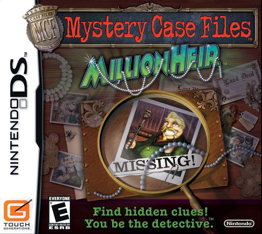 Mystery Case Files: MillionHeir | Nintendo DS