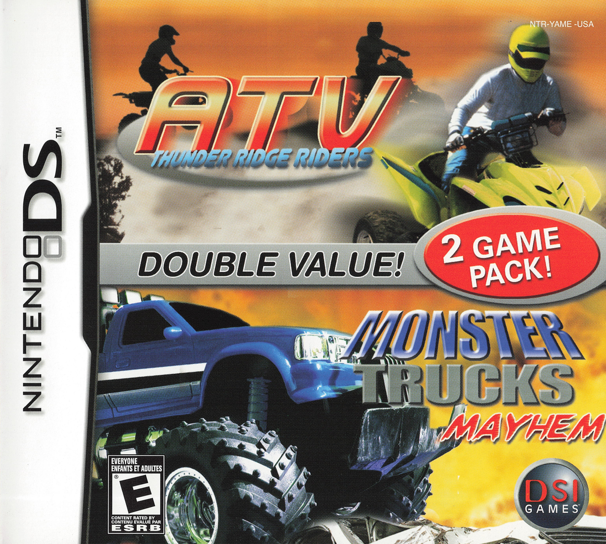 ATV: Thunder Ridge Riders / Monster Trucks Mayhem | Nintendo DS