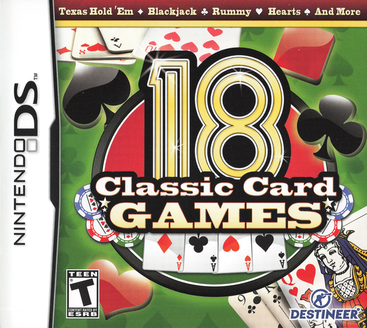 18 Classic Card Games | Nintendo DS