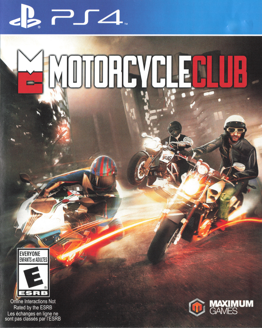 Motorcycle Club | Sony PlayStation 4 | PS4