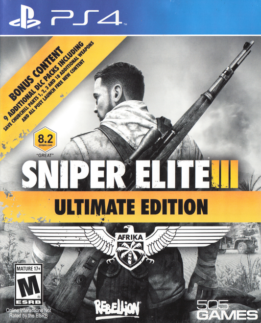 
Sniper Elite III: Afrika - Ultimate Edition | Sony PlayStation 4 | PS4